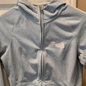 Light weight fleece North face zip up